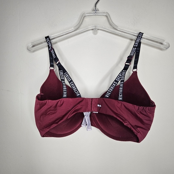 Victoria's Secret Perfect Shape Bra Maroon Size 32DDD - Picture 2 of 5